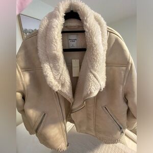 Abercrombie Sherpa bomber jacket